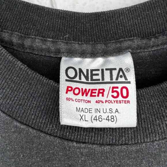 VINTAGE 90s ARIZONA STEER SKULL T-Shirt SZ XL NATIVE COWBOY SINGLE STITCH ONEITA - Picture 6 of 7